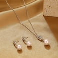 thumbnail image 4 of Xinyolin Bridal Jewelry Set - Rotating Faux Pearls Vintage Sparkling Party Set, 4 of 8