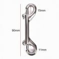 thumbnail image 4 of 1PC 316 Stainless Steel Scuba Diving Double Ended Hook Snap Bolt Kit Quick Draw, 4 of 6