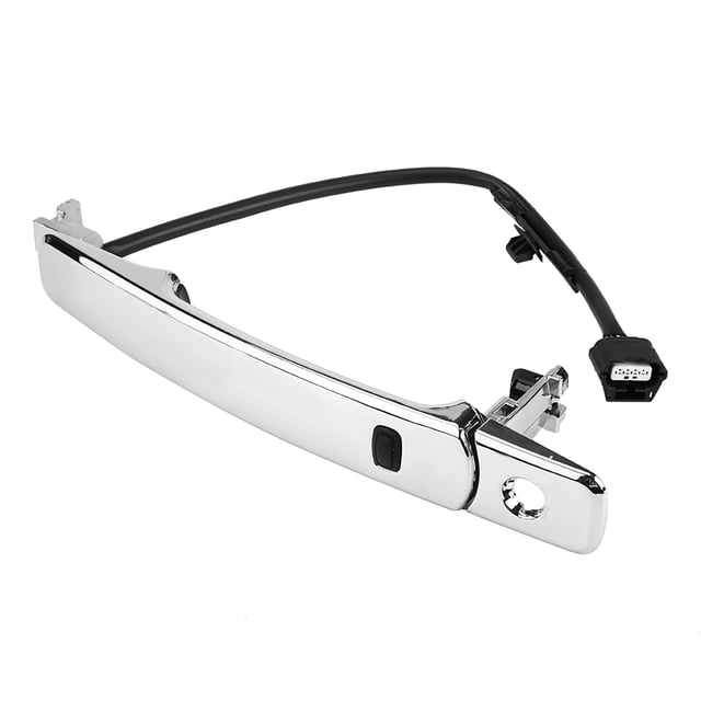 Manija de puerta, manija de puerta delantera izquierda exterior cromada para automóvil CC Características de vanguardia