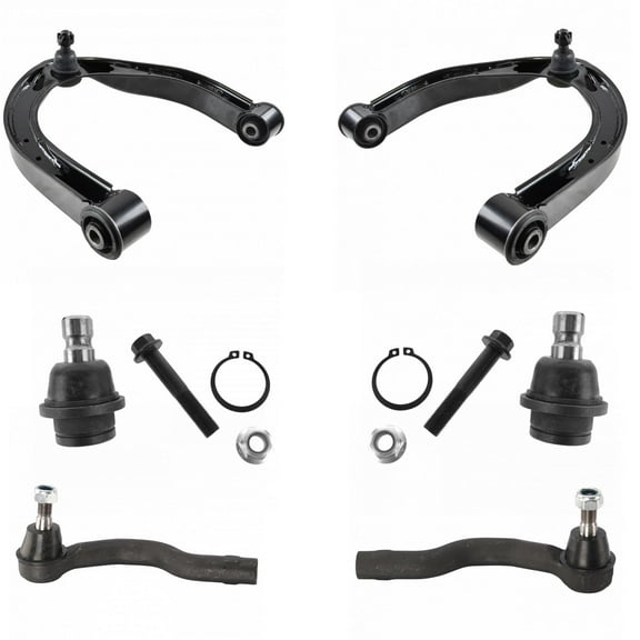 Front Control Arm Ball Joint Tie Rod Suspension Kit 6pc for Armada Titan QX56 PSA69979