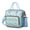 Sky-blue-27, variant on Cute Emperor Penguin Print Insulated Lunch Bag, Large Leakproof Lunch Cooler Tote with Snowflake and Winter Animal Patterns, Dual Compartments for Work or Picnic