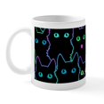 thumbnail image 2 of CafePress - Halloween Kitty Cat - 11 oz Ceramic Mug - Novelty Coffee Tea Cup, 2 of 6