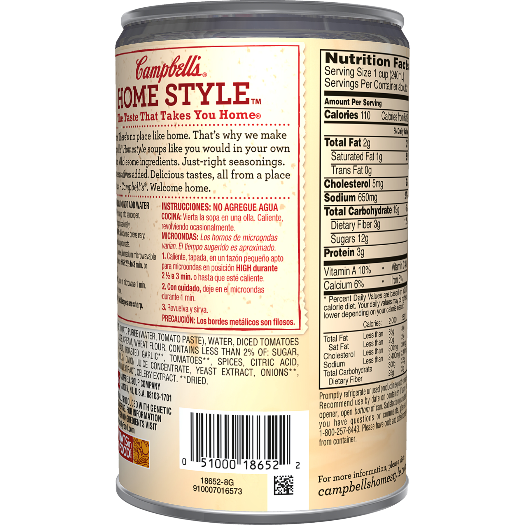 Photo for campbell homestyle zesty tomato bisque