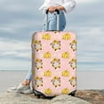 thumbnail image 7 of Susaid Watercolor Gnomes Print Elastic Washable Suitcase Cover with Hidden Zipper, Fits 18-32 Inch Luggage for Protection During Travel-Small, 7 of 7