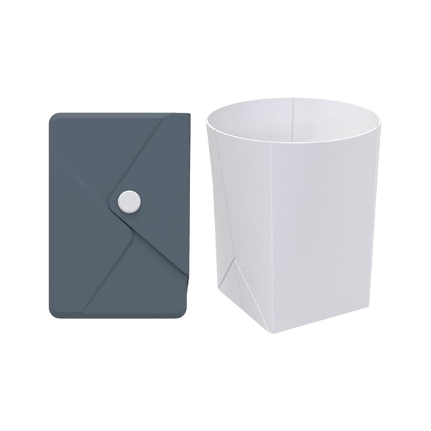 Taza plegable de silicona de 250 ml, ideal para camping y uso versátil con bolsa de almacenamiento. Gris