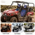 thumbnail image 3 of chaqlin Purple Boho Mandala UTV Seat Covers Non Slip Waterproof Seat Cover with Headrest Covers Compatible with Rhino 700 660 450 2004-2021 All Models Easy to Install Full Protection Outdoor, 3 of 7
