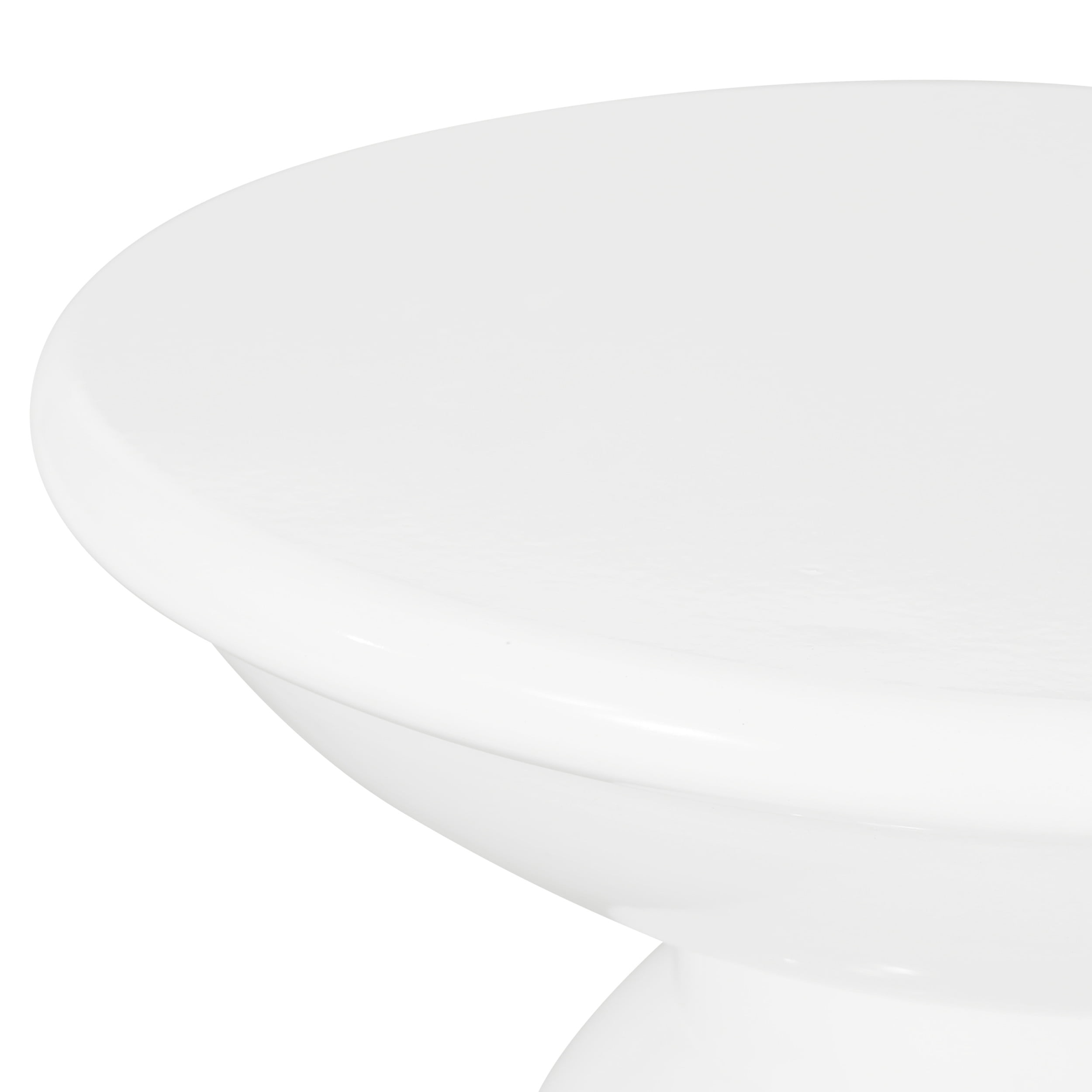 Aston Metal Outdoor Side Tables, Set of 2, White