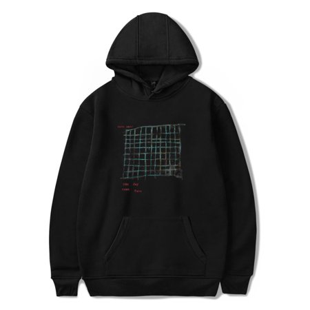 Novo Amor Same Day Hoodie Men's Hip Hop Printing Pullover Hooded Sweatshirts