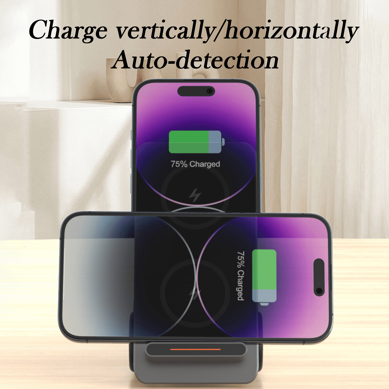4 in 1 Wireless Charging Station Bluetooth Speaker, Charging Dock for Apple Devices, Charger Stand for iPhone 16 15 14 13 12 11 Pro Max for Apple Watch & AirPods
