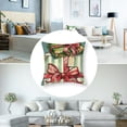 thumbnail image 5 of nygtbtfer Decorative Pillowcase Set of 2, Present Gifts Red Green Polka Dots Porch Outdoor Home Decor, Bells Winter Holiday Party White, 5 of 7