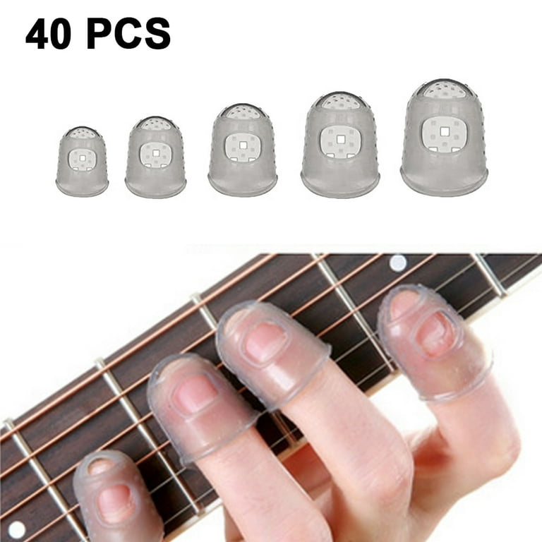 Heldig Silicone Guitar Finger Guards, Guitar Fingertips, Finger