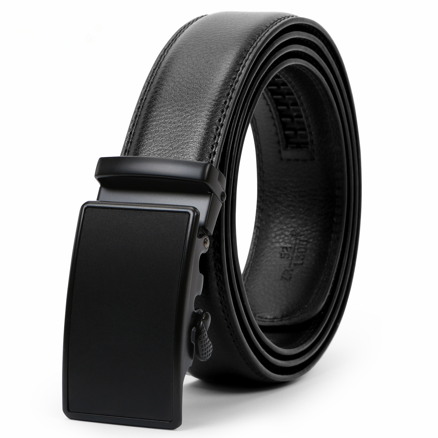 JASGOOD - JASGOOD Ratchet Belt with Automatic Buckle Black Men Leather ...