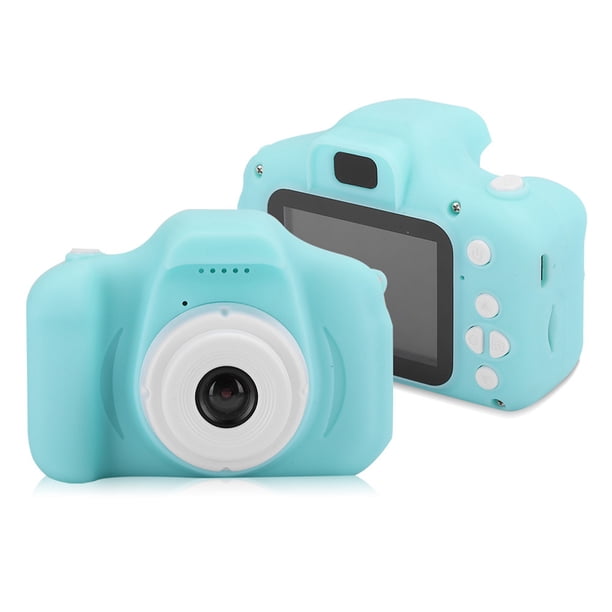 Cámara de vídeo digital de dibujos animados HD Bling Bling Para niños color verde