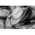 thumbnail image 2 of Hopkins, Cindy Miller 18x13 White Modern Wood Framed Museum Art Print Titled - USA-Colorado-Westcliffe Music Meadows Ranch Tack room-cowboy hat detail, 2 of 4