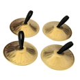 thumbnail image 2 of Bunblic Belly Dance Finger Cymbals Musical Instrument Rhythm beats Birthday Party Equipment Elastic Loop 5cm Lightweight Finger Zills 4Pcs, 2 of 8