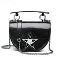thumbnail image 3 of FEIMINA Patent Leather Handbag,Leather Crossbody Bags For Women,Small Chain Purses And Shoulder Bag (Grey), 3 of 9