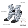 thumbnail image 6 of Fuzoiu Lilies Flowers Print Adult Socks, Crew Moisture-wicking Socks, Unisex Cushion Crew Socks,Casual Sports Ankle Socks, 6 of 7