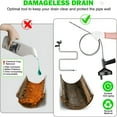thumbnail image 6 of ZHZFKQ 2026 New Drain Snake Auger 33Ft,Plumbing Snake Drain Hair Clog Removal Tool,Heavy Duty Toilet Snake Auger,Sink Unclogger Drain Cleaner Tool for Bathroom Kitchen Tub Shower Drain Clog Remover, 6 of 6