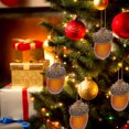 thumbnail image 1 of IFANLANDOR 25Ud Adornos Artificial Acorn Realistas Para Manualidades Y En Fiestas Y Hogar, 1 of 6