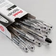 thumbnail image 3 of Pentel BK91A R.S.V.P. Stick Ballpoint Pen, 1mm, Trans Black Barrel, Black Ink (Pack of 12), 3 of 6
