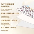 thumbnail image 6 of Peel and Stick Wallpaper Ice Cream Floral Pastel Cherries purple vintage Wall Mural 17.7in x 9.8ft Self Adhesive Removable Wall Paper Renter Friendly Wallpaper for Kids Bedroom Kitchen Nursery, 6 of 8