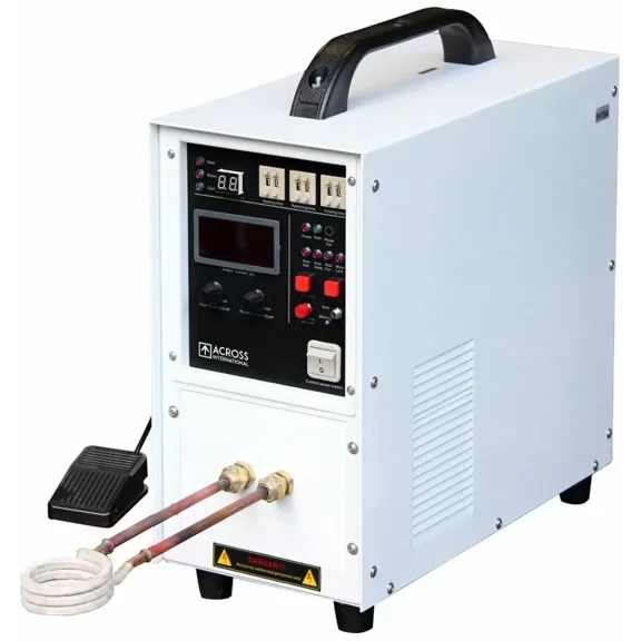 Across International IH15A.220 Mid-Frequency Compact Solid State Induction Heater with Timers 30KHz - 80KHz, 15KW