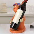 thumbnail image 4 of DOLITY French Figurine Rack Table Decor Resin Crafts Bottle Holder for Living orange, 4 of 9