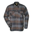 thumbnail image 2 of Scorpion Covert Moto Mens Long Sleeve Button Flannel Shirt Black/Brown/Gray 4XL, 2 of 3