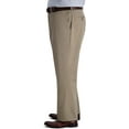 thumbnail image 2 of Haggar Mens BT Iron Free Premium Khaki Classic Fit Flat Front Expandable Waist Pant, 2 of 5