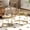 Brown & Gold, variant on Nesting Coffee Table Set of 2, 27'' Round Coffee Table,Wood Marble Pattern Top with Metal Frame,End Table Side Tables for Living Room,Bedroom,Balcony,Yard
