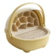 thumbnail image 3 of Caja de cría de gusanos de seda, hogar irrompible para tortugas, caja de crecimiento para gusanos de seda e incubación. Amarillo, 3 of 9