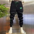 thumbnail image 3 of Pantalones casuales de harén para hombre, pantalones deportivos, pantalones de calle, pantalones ajustados para hombre, algodón, oferta, estilo coreano, nuevo y elegante, vintage, 3 of 5