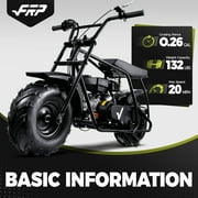 FRP 99cc Gas Powered Mini Dirt Bike, 28MPH Off-Road Motorcycle for Kids and Adults, Dual Disc Brakes, Rear Suspension, As Gifts for Kids, Halloween Gift, Christmas Gift - PURPLE