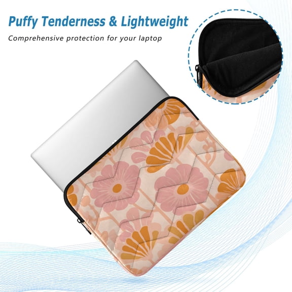 Iauyy（M)13.4 inch Laptop Sleeve,Shockproof Durable Computer Carrying laptop Bag，Slim Cover for 13.4-14 inch HP Dell Lenovo Asus Notebook,Modern Wallpaper Patterns