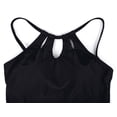 thumbnail image 3 of Hilor Women's Tankini Swimsuits High Neck Two Piece Bathing Suits Keyhole Swimwear Tankini with Briefs, 3 of 8