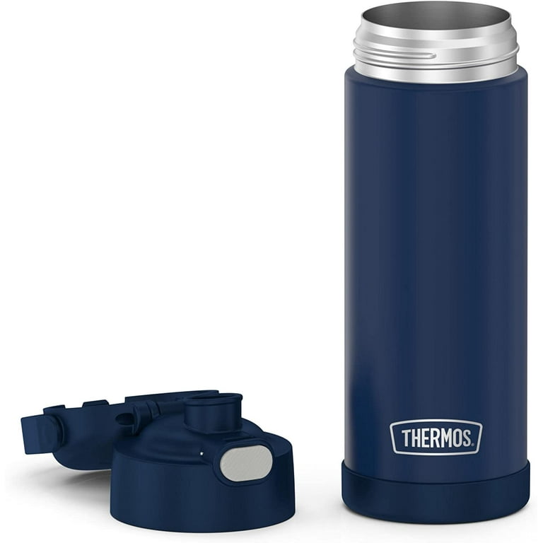 Thermos Stainless Steel Funtainer Water Bottle With Spout 16 Oz Navy Blue -  Office Depot