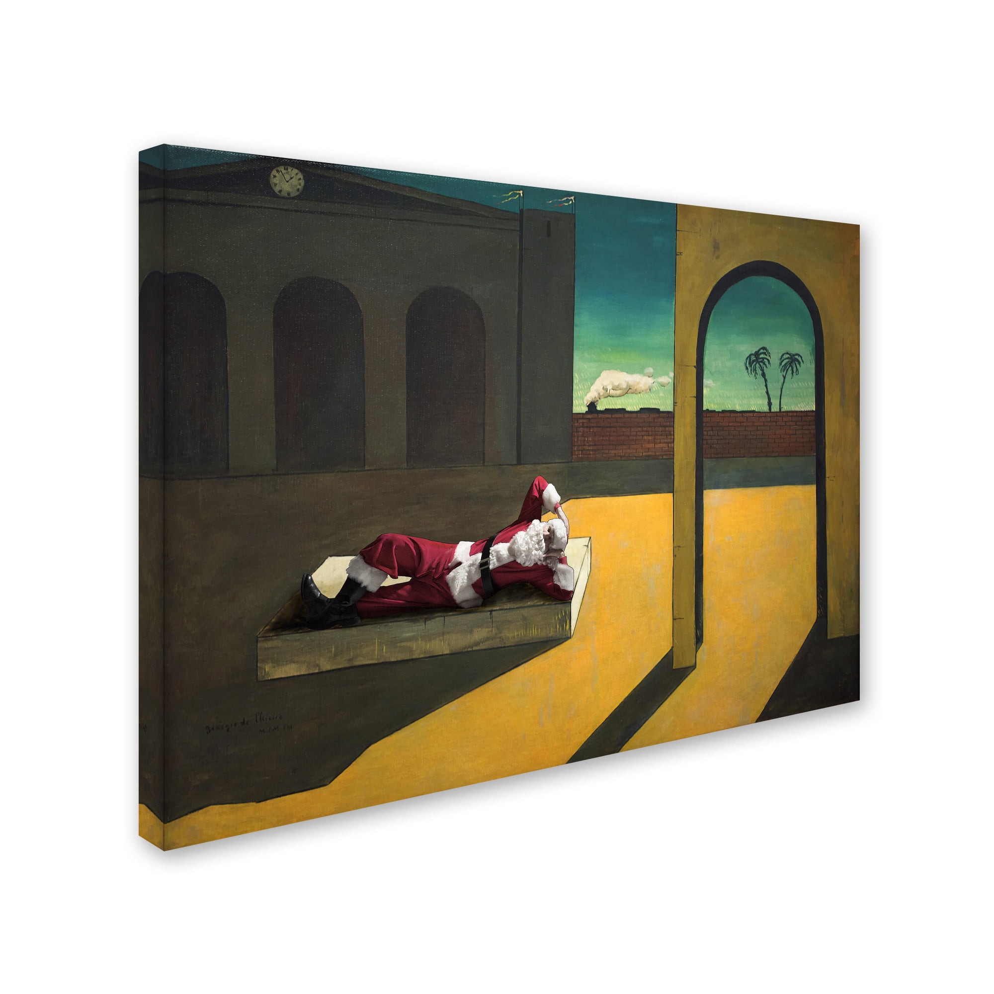 Trademark Fine Art 'De Chirico-The Seuthsayer's Recompense' Canvas Art by Ed Wheeler