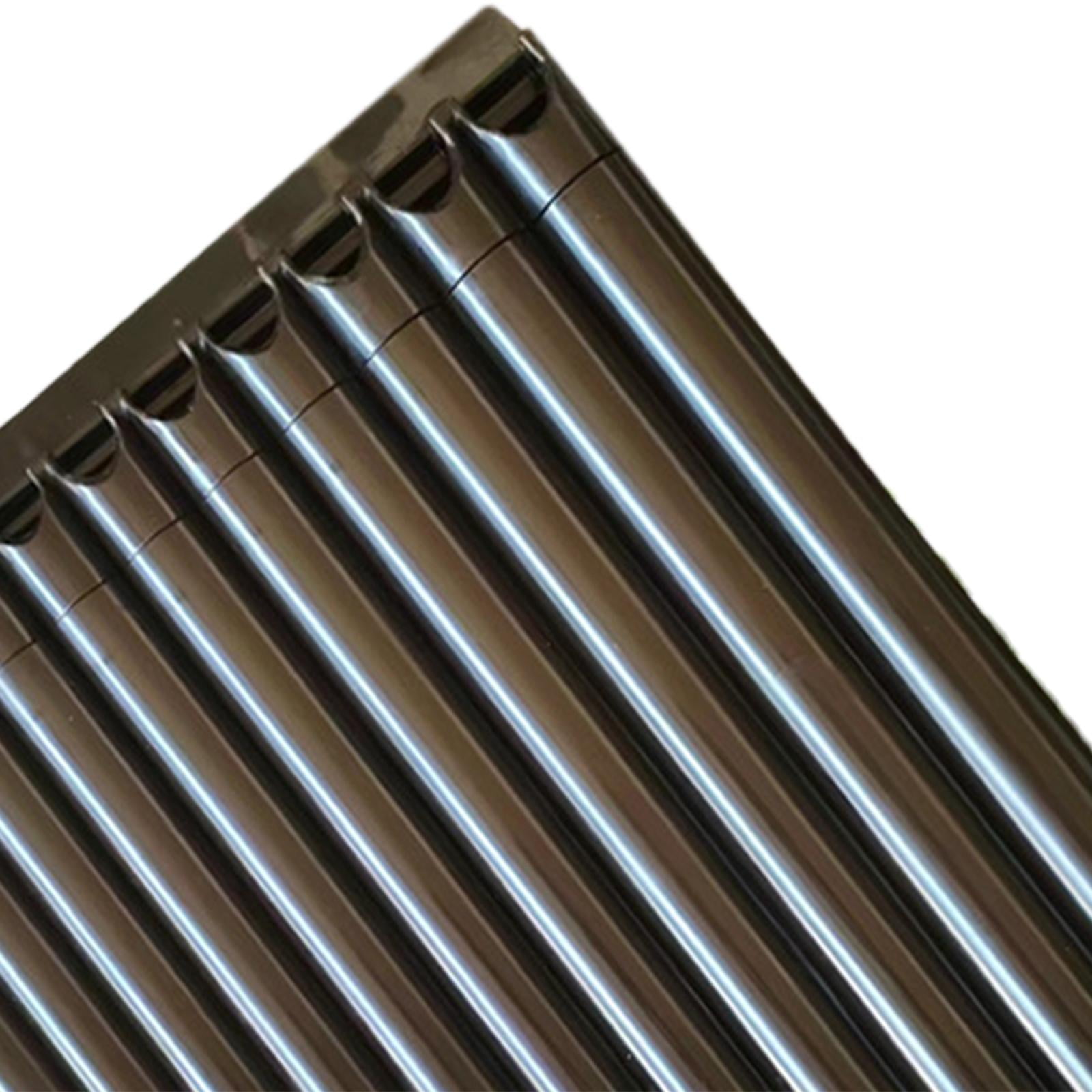 LeeQinersw Pan Flute C Tone 18 Tube Comfortable to Hold Handmade Easy Learning Folk Musical