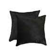 thumbnail image 1 of HomeRoots Décor 328298 18 x 18 Po Oreiller&44; Noir - Pack de 2, 1 of 2