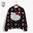 thumbnail image 2 of Sudadera con capucha de HELLO KITTY para mujer, ropa de calle con estampado de manga larga, estilo Harajuku, para otoño, 2 of 5