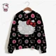 thumbnail image 2 of Sudadera con capucha de HELLO KITTY para mujer, ropa de calle con estampado de manga larga, estilo Harajuku, para otoño, 2 of 5