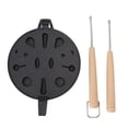 thumbnail image 2 of Walnut Cookie Mold Maker, Aluminum Alloy Nonstick Flower Cookie Template Maker for Nut Cakes Waffles Cookies, 2 of 7