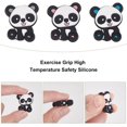 thumbnail image 4 of 18Pcs Animal Silicone Beads 3 Colors Panda Silicone Beads Cute Cartoon Silicone Beads Bulk, 4 of 7