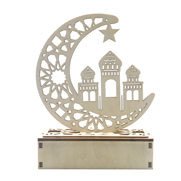 Worallymy LED Light Decor Home Office Desktop Lámpara LED Ornament Festival Decoración de mesa de madera JM01875 Worallymy JD735811377