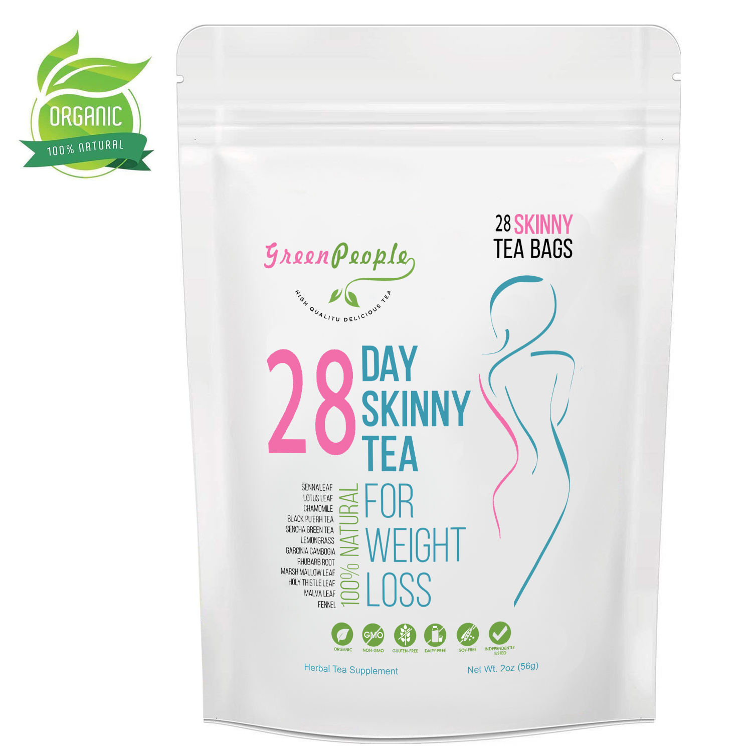 Detox Tea Diet Tea for Body Cleanse - 28 Day Weight Loss Tea, Natural ...