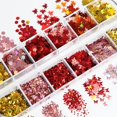 thumbnail image 2 of Set de glitter holográfico para uñas BLGTGH de 12 colores con lentejuelas, 2 of 5