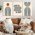 thumbnail image 5 of Abstract Rainbow Sun Illustrations Wall Decor Trendy Mid Century Art Modern Wall Decor for Bedroom Boho Home Decor Geometric Wall Art Deocr Scandinavian Minimalist Art Office Wall Decor 12"x16", 5 of 6