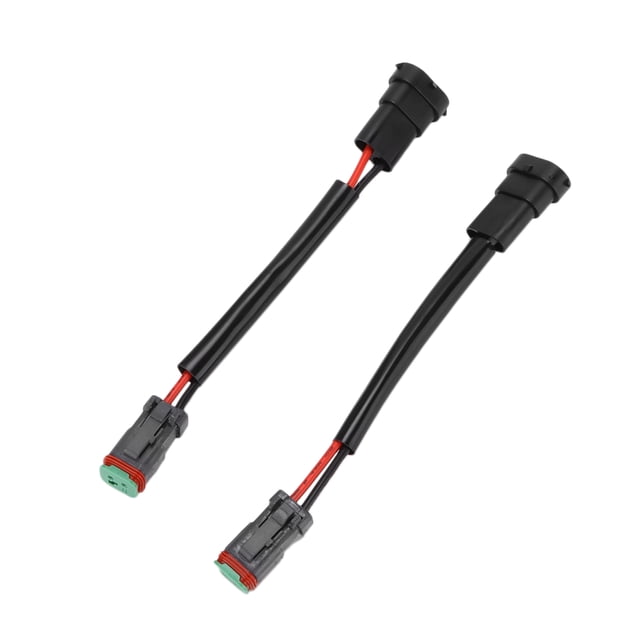Conector De Cableado De Luz De Trabajo Duradero 2 Uds Resistente A Altas Temperaturas DT Hembra A H11 Macho Arnés Plug And Play Para Modificación De Coche ANGGREK Otros Vehículos