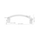 thumbnail image 2 of PTOOTP Refrigerator Door Handle Replacement in White Plastic with Ergonomic Grip for, 2 of 8