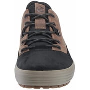 ECCO Soft 7 Tred Terrain Low Hydromax Sneaker, Black/Navajo Brown Yak Nubuck, 11-11.5